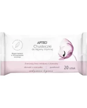 Apteo chusteczki do higieny intymnej 20 sztuk