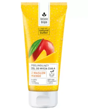 Ideepharm Peelingujący Żel do mycia ciała z masłem mango do skóry suchej i normalnej 200 ml