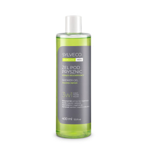Sylveco Pure Line, Men Żel pod prysznic 3w1 kojąco-regenerujący, 400 ml
