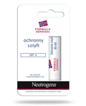 Neutrogena Formuła Norweska Ochronny sztyft do suchych i spierzchniętych ust SPF-4 4,8 g