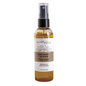 Beaute Marrakech Serum Olejowe Musztardowe przyspieszające porost włosów, 100% Naturalny, 100 ml