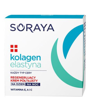 SORAYA KOLAGEN+ELASTYNA Regenerujący krem półtłusty, 50 ml