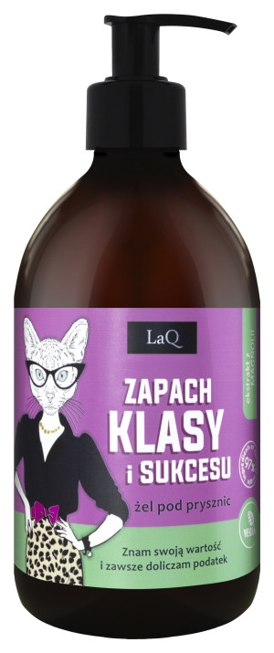 LaQ, żel pod prysznic Magnolia Zapach Klasy i Sukcesu, 500 ml