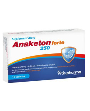 Anaketon Forte 250, tabletki, 10 sztuk