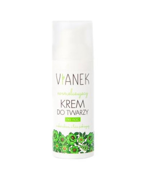 VIANEK Krem normalizujący do twarzy na noc - 50 ml