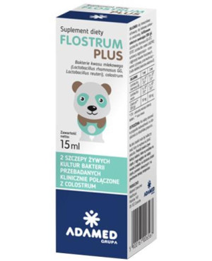 FLOSTRUM PLUS Krople probiotyczne, 15 ml