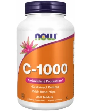 Now Foods Witamina C-1000 przedłużone uwalnianie 250 tabletek