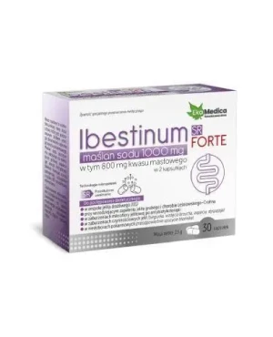 Ekamedica, Maślan sodu 1000 mg Ibestinum Forte SR, 60 kapsułek