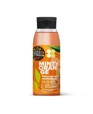 Tutti Frutti POMARAŃCZA i MIĘTA + Energy Shot C Rewitalizujący olejek do kąpieli i pod prysznic, 400 ml