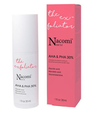 Nacomi Next level Peeling kwasowy w formie serum AHA i PHA 30%, 30 ml