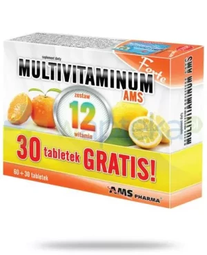 AMS Multivitaminum Forte 60 tabletek + 30 tabletek