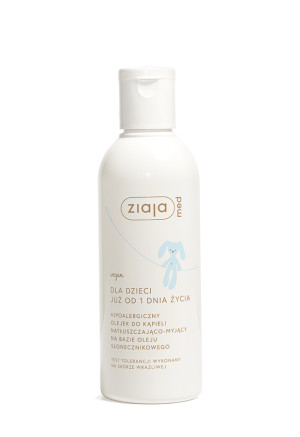 Ziaja Med Hipoalergiczny olejek do kąpieli natłuszczająco-myjący, 200 ml
