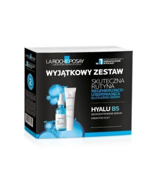 La Roche-Posay Hyalu B5 Zestaw, Serum skoncentrowane 30 ml + Krem pod oczy +15 ml