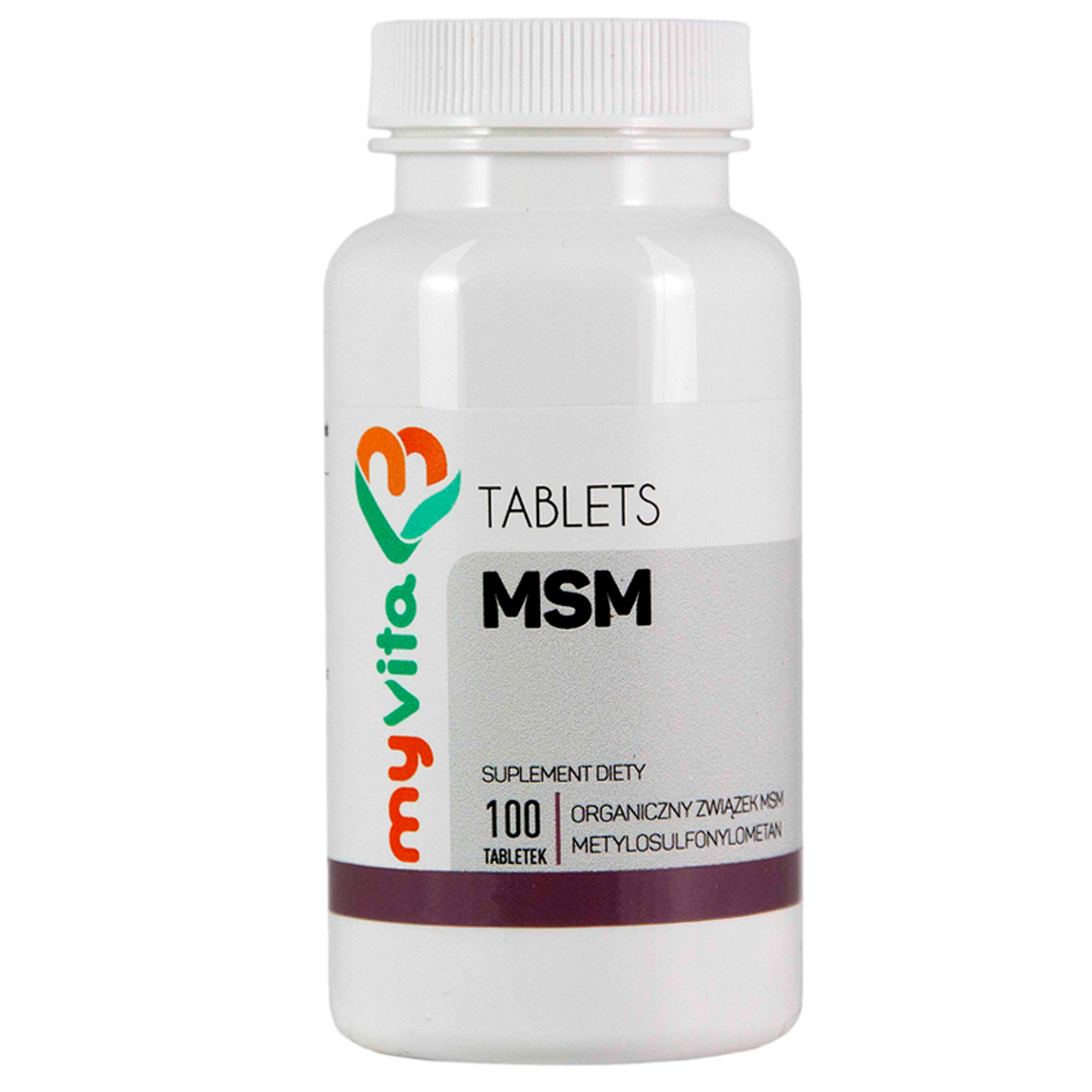 MyVita MSM 500 mg, 100 tabl., cena, opinie, wskazania