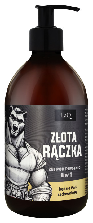 LaQ, żel pod prysznic 8w1 Złota Rączka, 500 ml
