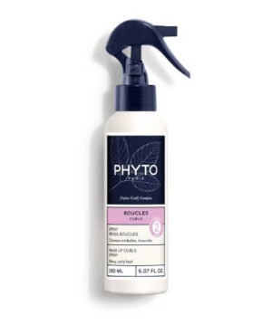 Phyto Boucles Curls, Spray rewitalizujący loki dla włosów falowanych i kręconych, 150 ml