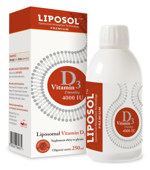 Liposol, Liposomalna Witamina D3 4000 IU, 250 ml