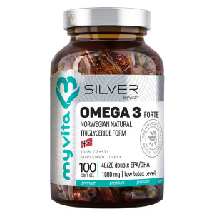 MyVita Silver Omega 3 Forte, kapsułki, 100 sztuk