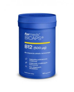 Bicaps, B12 500 μg, kapsułki, 60 sztuk