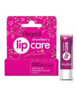Regital lip balm strawberry odżywcza pomadka do ust z witaminą C 4,9 g