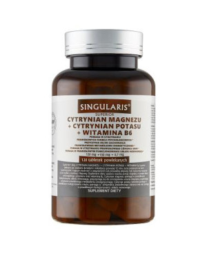 Singularis Superior Cytrynian Magnezu + Cytrynian Potasu + Witamina B6, 120 tabl. cena, opinie, dawkowanie