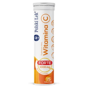 Cewitan Witamina C 1000mg, smak cytrynowy, tabletki musujące, 15 sztuk