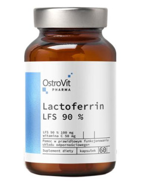 OstroVit Pharma Laktoferyna LFS 90%, 60 kaps. cena, opinie, skład
