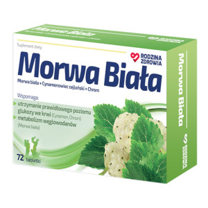 Rodzina Zdrowia Morwa Biała, tabletki, 72 sztuki