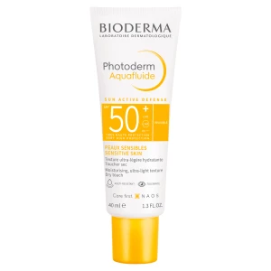 Bioderma Photoderm Aquafluide SPF50+ Ultralekki Fluid do skóry normalnej bezbarwny, 40 ml