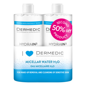 Dermedic Hydrain 3 Hialuro płyn micelarny H2O 2 x 500 ml