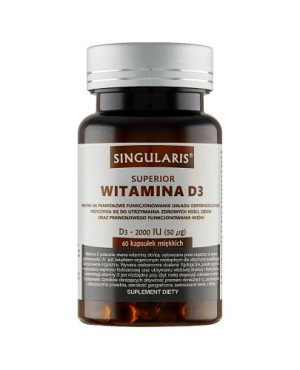 Singularis Superior witamina D3 2000 IU, kapsułki, 60 sztuk