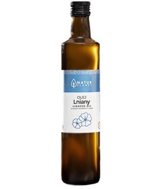 Natur Planet, Olej Lniany Nierafinowany 100%, 500 ml