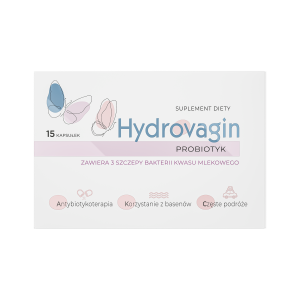 Hydrovagin, probiotyk, kapsułki, 15 sztuk