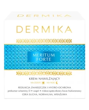 Dermika Meritum Forte krem nawilżający dzień/noc cera sucha i normalna 50 ml