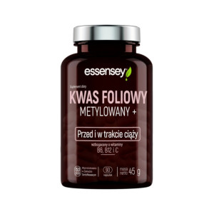 Essensey Kwas Foliowy Metylowany+, kapsułki, 90 sztuk