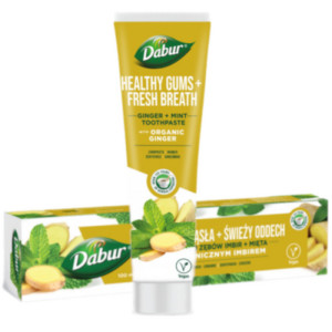 Dabur, pasta do zębów z organicznym imbirem i mięta, 100 ml