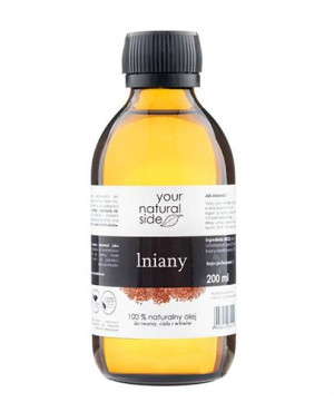 Your Natural Side Olej lniany nierafinowany, 100 ml