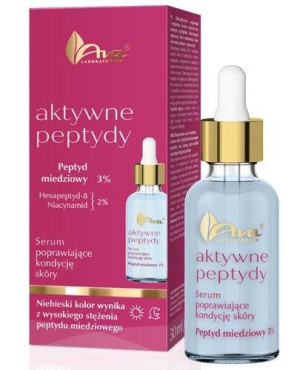 Ava Laboratorium Aktywne Peptydy Serum poprawiające kondycję skóry peptyd miedziowy 3% 30 ml