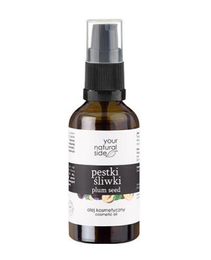 Your Natural Side Pestki śliwki 100% naturalny olej do twarzy, ciała i włosów, 50 ml