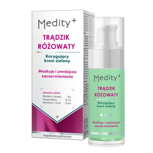 Ava Medity+ Trądzik Różowaty, krem zielony korygujący, 30 ml