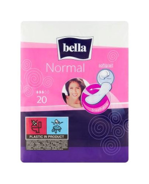 BELLA NORMAL, Podpaski bez skrzydełek, 20 sztuk