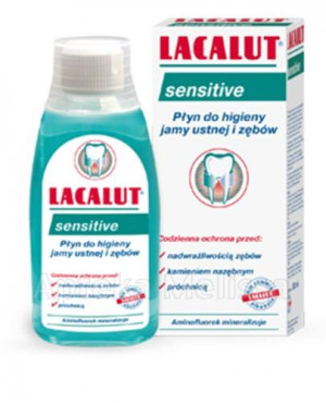 LACALUT SENSITIVE Płyn do płukania jamy ustnej, 300 ml