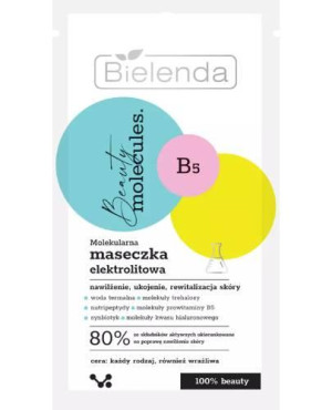 Bielenda Beauty Molecules, Maseczka elektrolitowa molekularna, 8 g