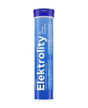 Elektrolity musujące Smak pomarańczowo - cytrynowym, 20 tabletek musujących