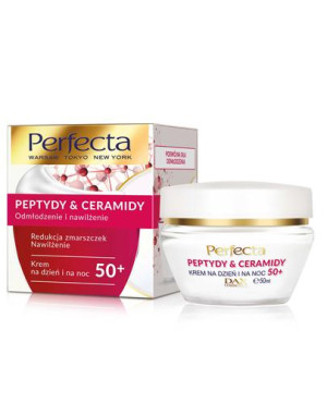 Perfecta Peptydy & Ceramidy Krem na dzień i na noc 50+, 50 ml