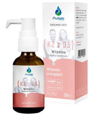 AVITALE Witamina K2 + D3, 30 ml