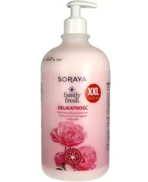 Family Fresh kremowy żel pod prysznic z odżywczym wyciągiem z jedwabiu Delikatność 1000 ml