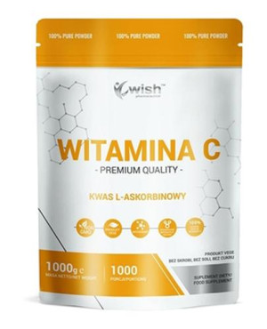 Wish Witamina C Kwas L-Askorbinowy - 1000 g