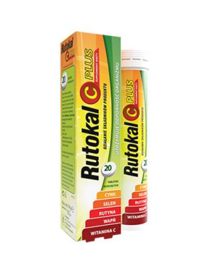 Rutokal C Plus - 20 tabl. mus. Na odporność - cena, opinie, właściwości