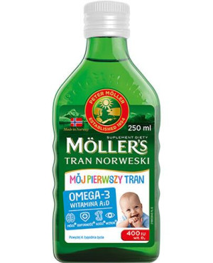 Moller's Mój Pierwszy Tran Norweski, płyn, 250 ml
